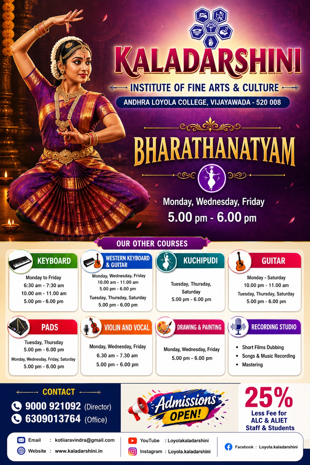 Bharathanatyam Classes in Vijayawada